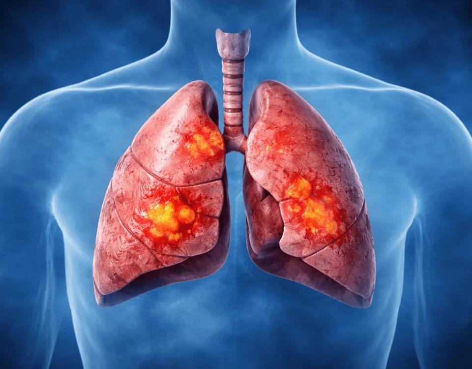 pneumonie – infecție pulmonară la nivelul plămânilor