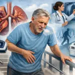pacient cu oboseala la efort cauzată de BPOC în consultație pneumologică Constanța